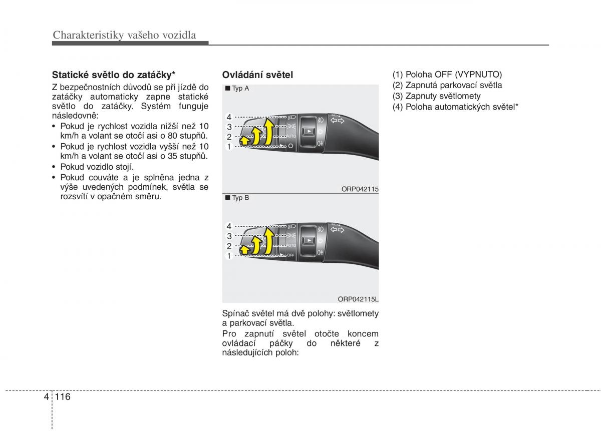 KIA Carens III 3 navod k obsludze / page 204