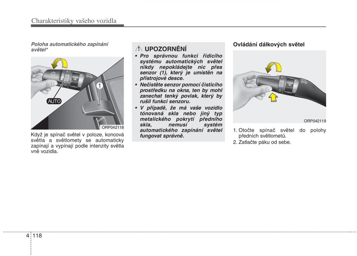 KIA Carens III 3 navod k obsludze / page 206