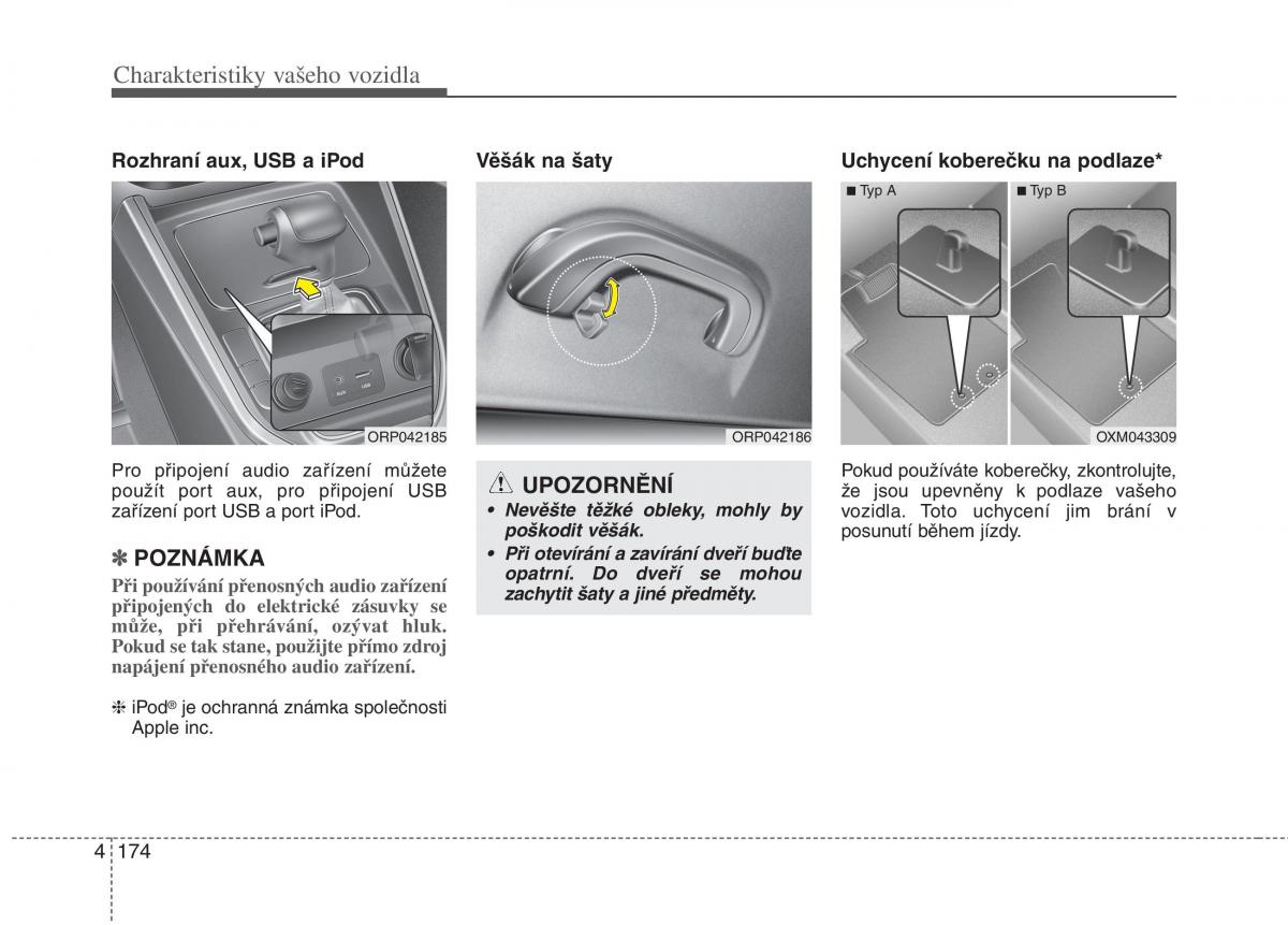 KIA Carens III 3 navod k obsludze / page 262