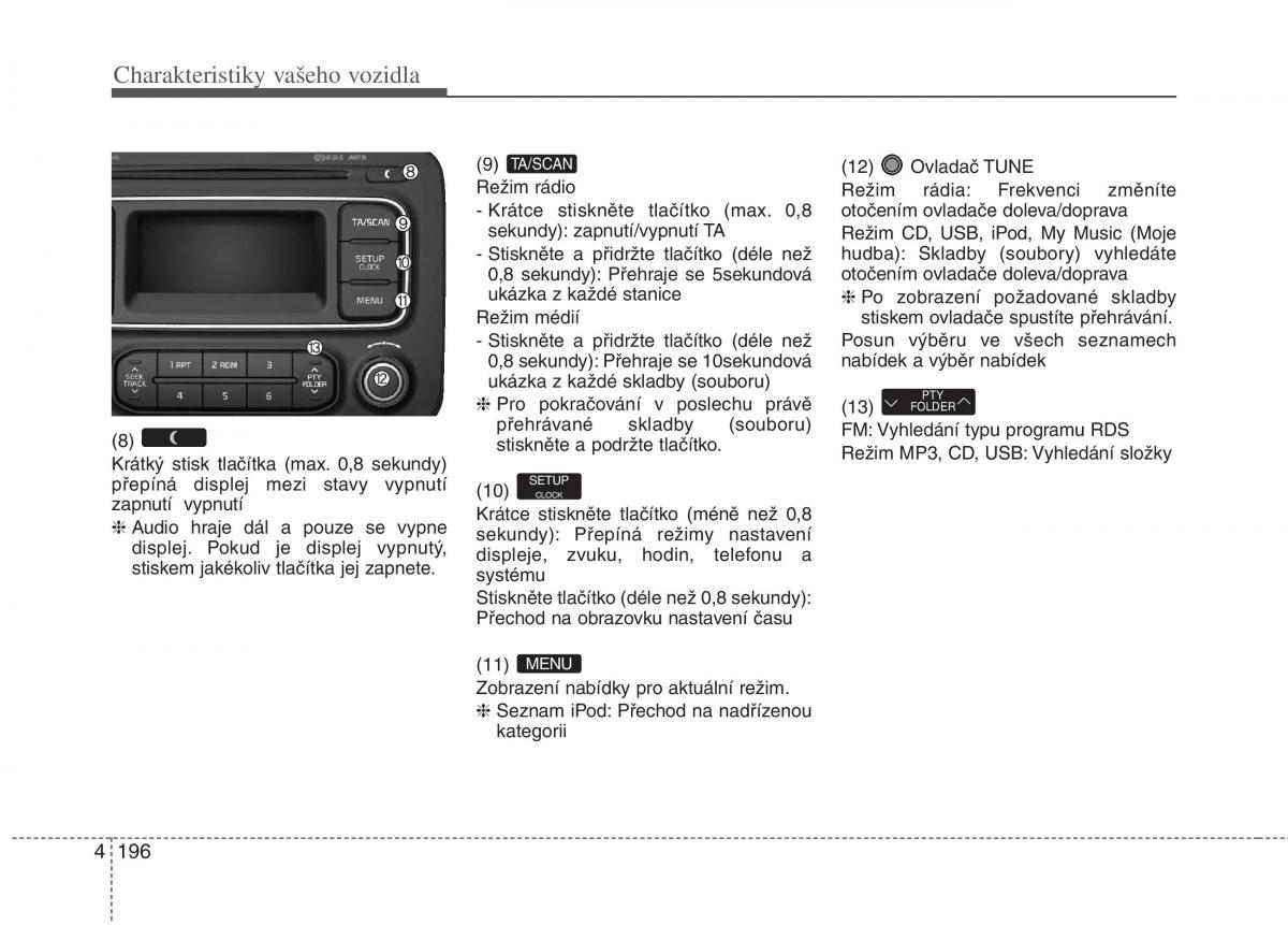 KIA Carens III 3 navod k obsludze / page 284