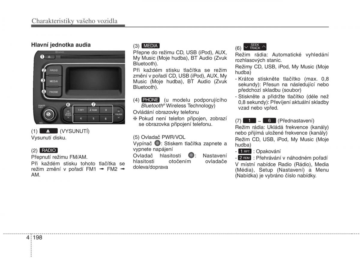 KIA Carens III 3 navod k obsludze / page 286