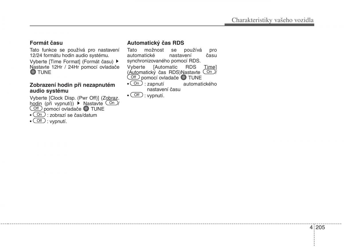 KIA Carens III 3 navod k obsludze / page 293