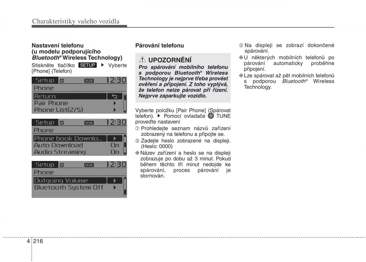 KIA Carens III 3 navod k obsludze / page 304