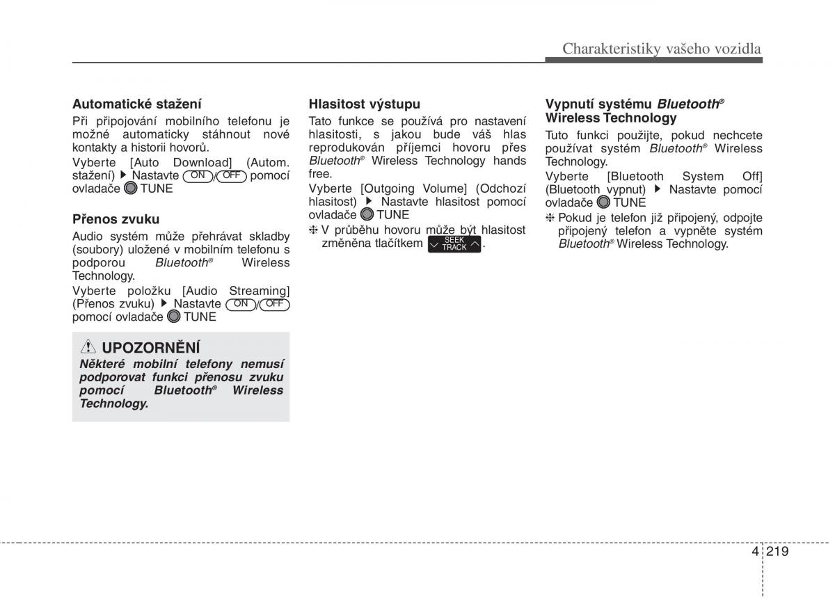 KIA Carens III 3 navod k obsludze / page 307