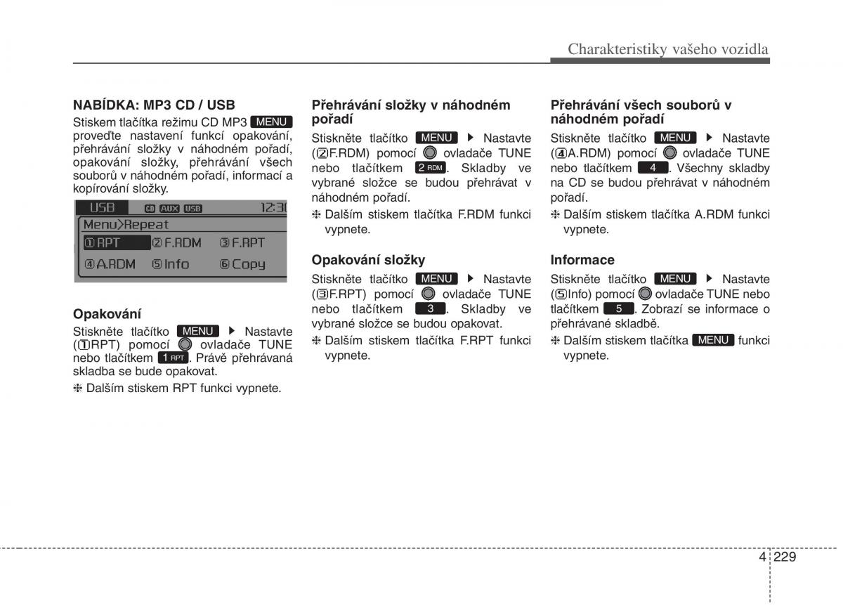 KIA Carens III 3 navod k obsludze / page 317