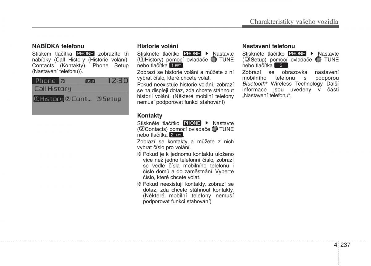 KIA Carens III 3 navod k obsludze / page 325