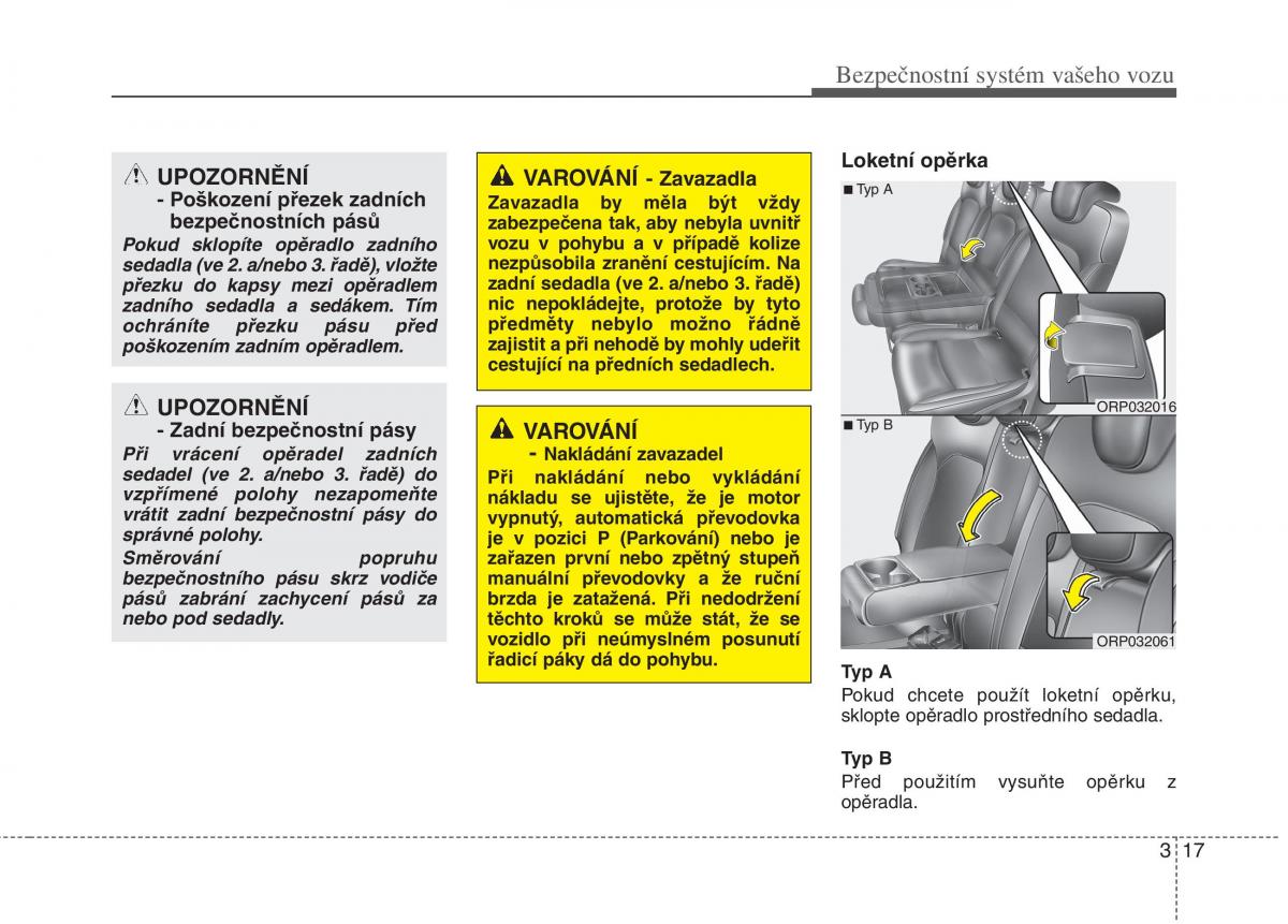 KIA Carens III 3 navod k obsludze / page 33