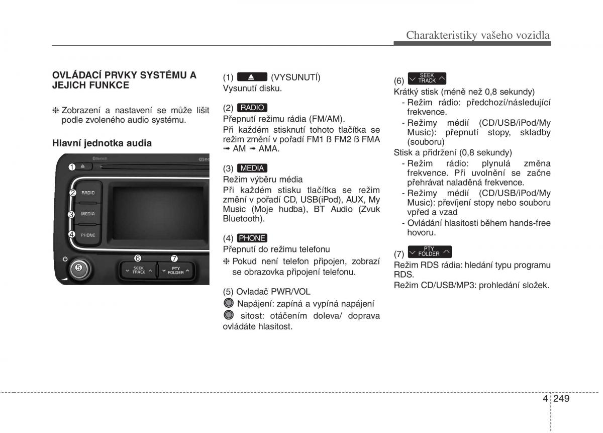 KIA Carens III 3 navod k obsludze / page 337