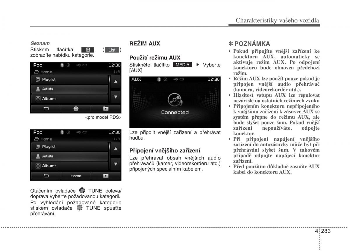 KIA Carens III 3 navod k obsludze / page 371