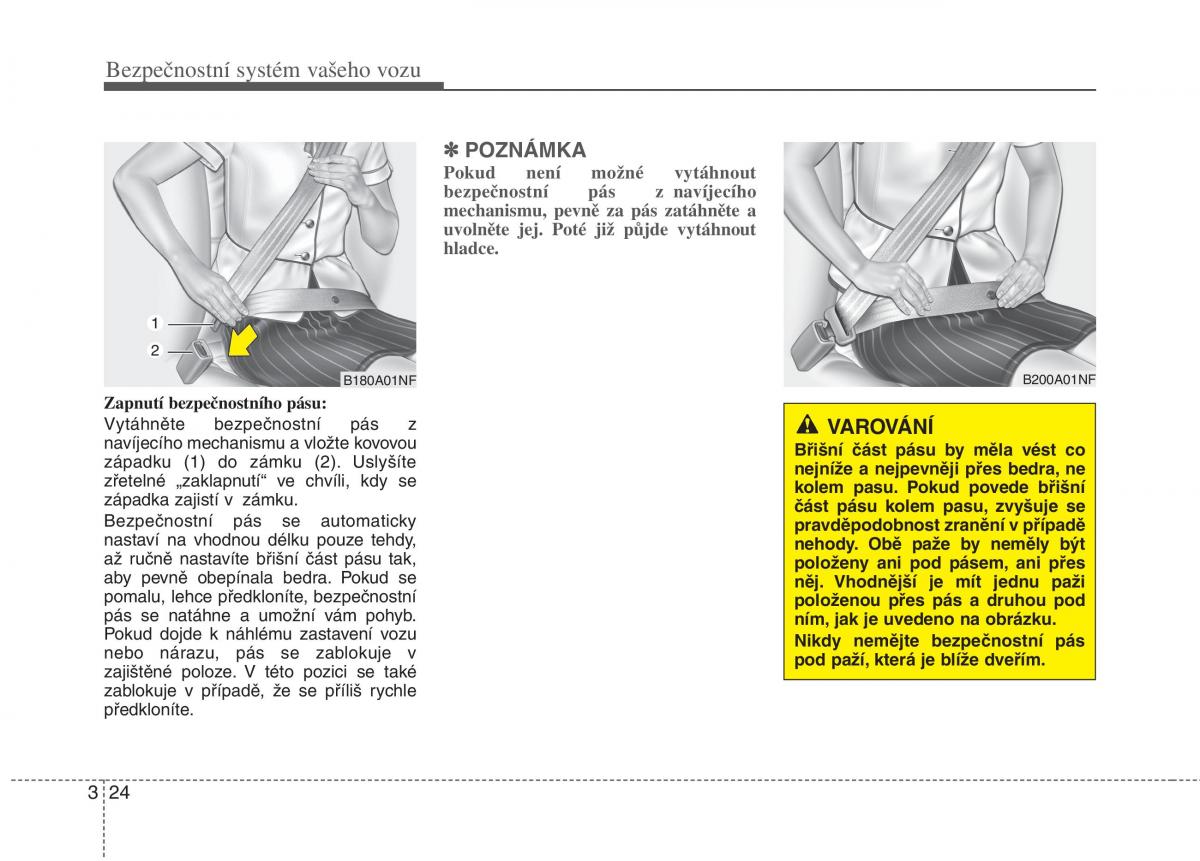 KIA Carens III 3 navod k obsludze / page 40