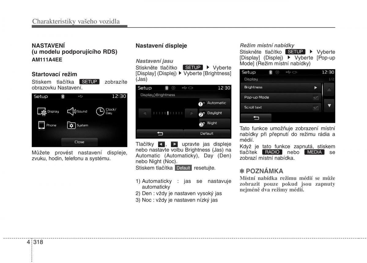 KIA Carens III 3 navod k obsludze / page 406