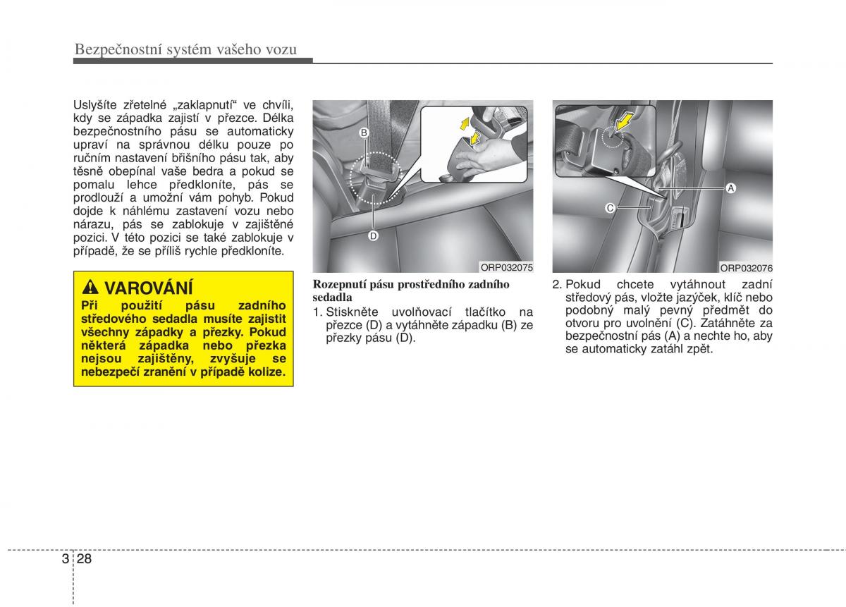 KIA Carens III 3 navod k obsludze / page 44