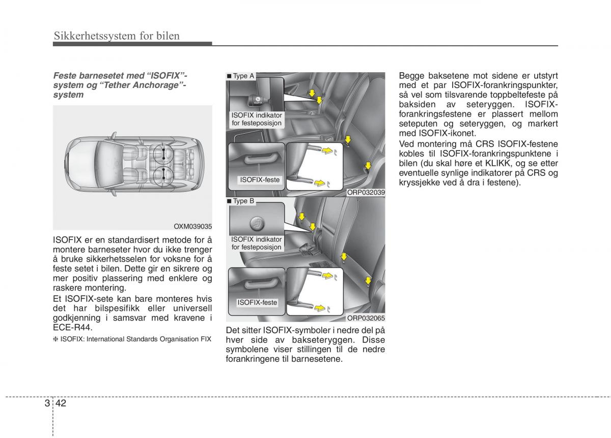 KIA Carens III 3 bruksanvisningen / page 58