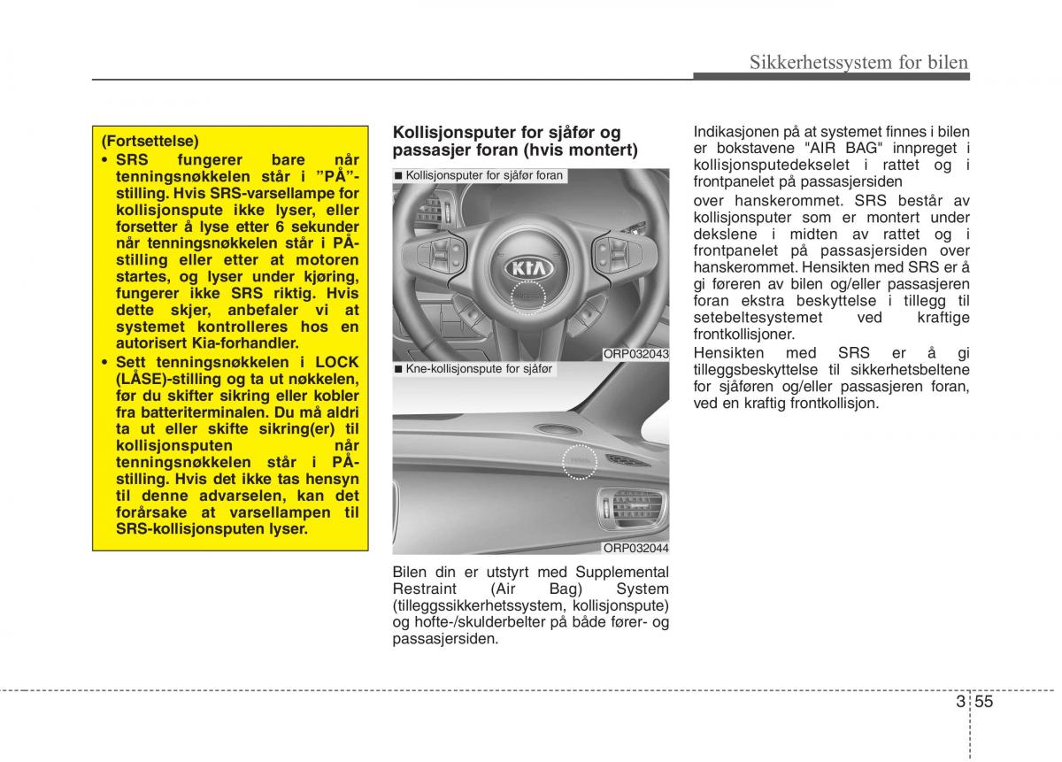 KIA Carens III 3 bruksanvisningen / page 71