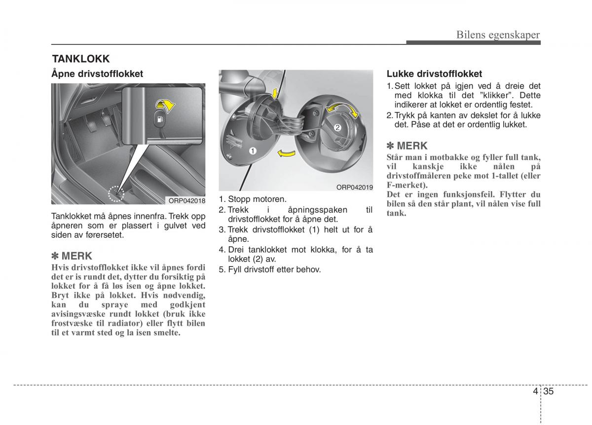 KIA Carens III 3 bruksanvisningen / page 122