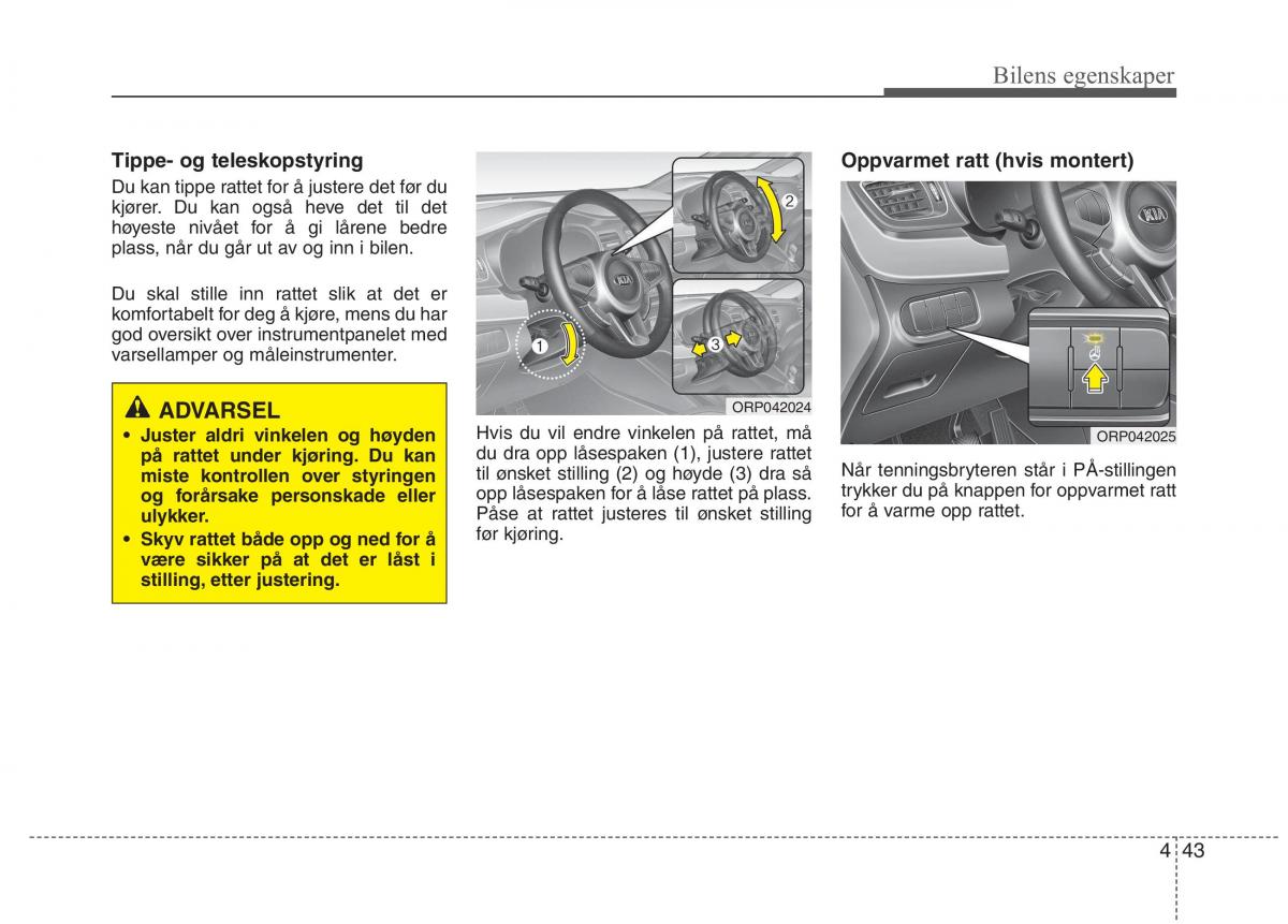 KIA Carens III 3 bruksanvisningen / page 130