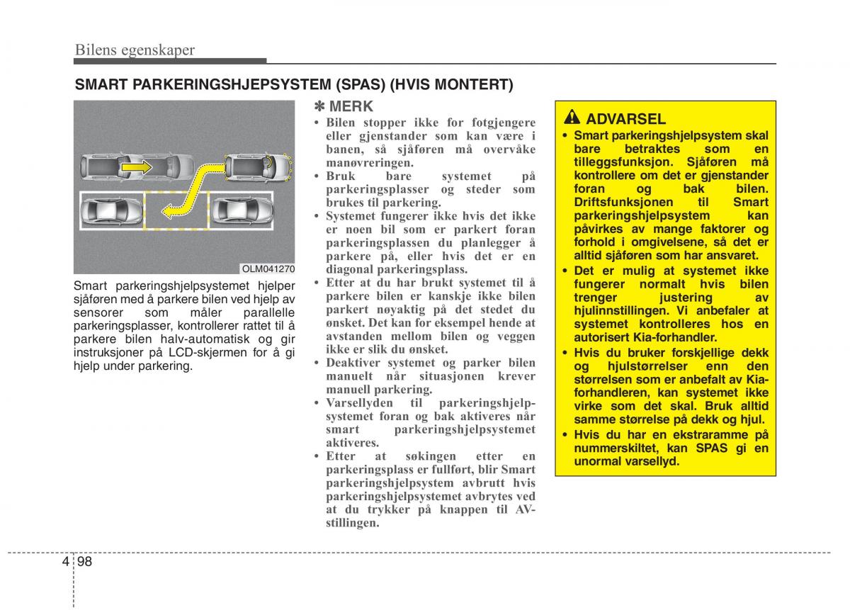 KIA Carens III 3 bruksanvisningen / page 185