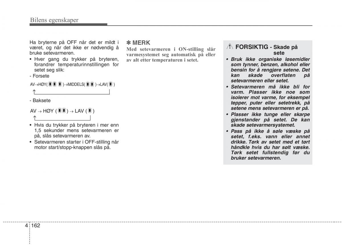 KIA Carens III 3 bruksanvisningen / page 249