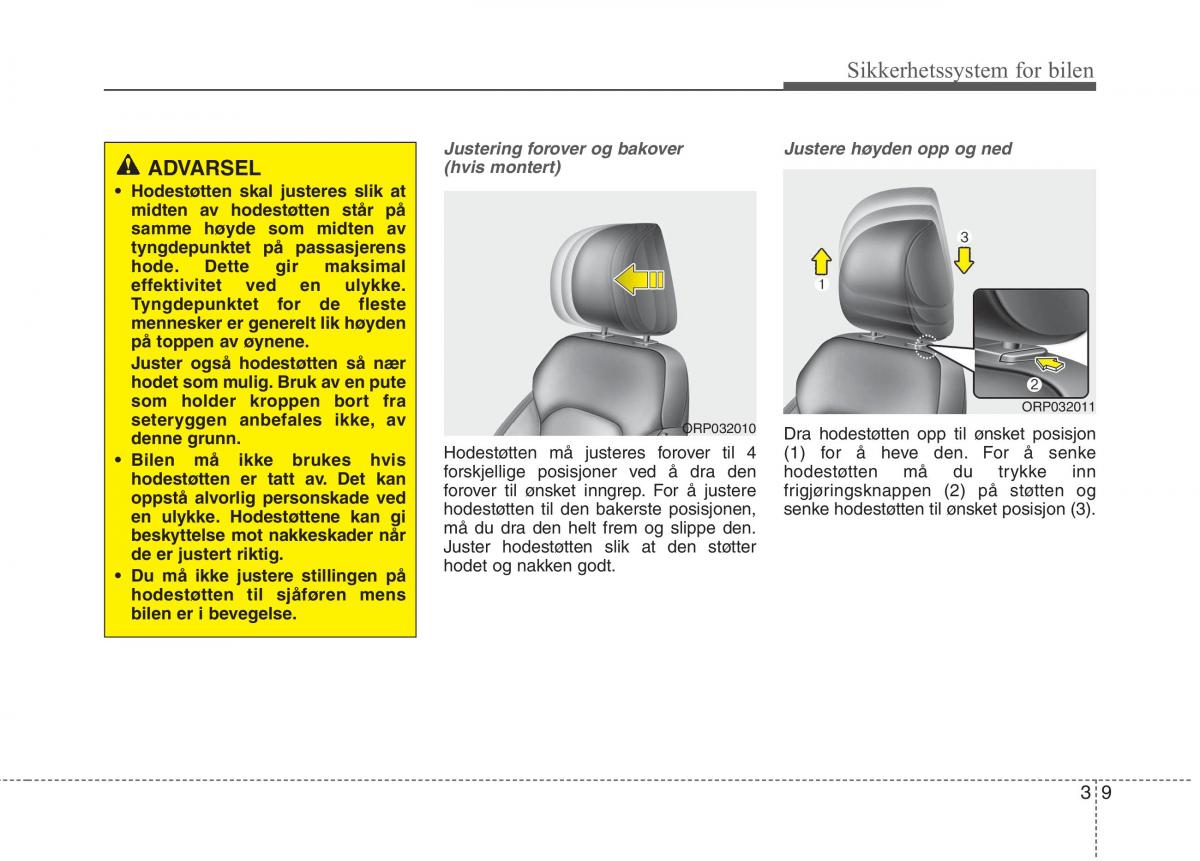 KIA Carens III 3 bruksanvisningen / page 25