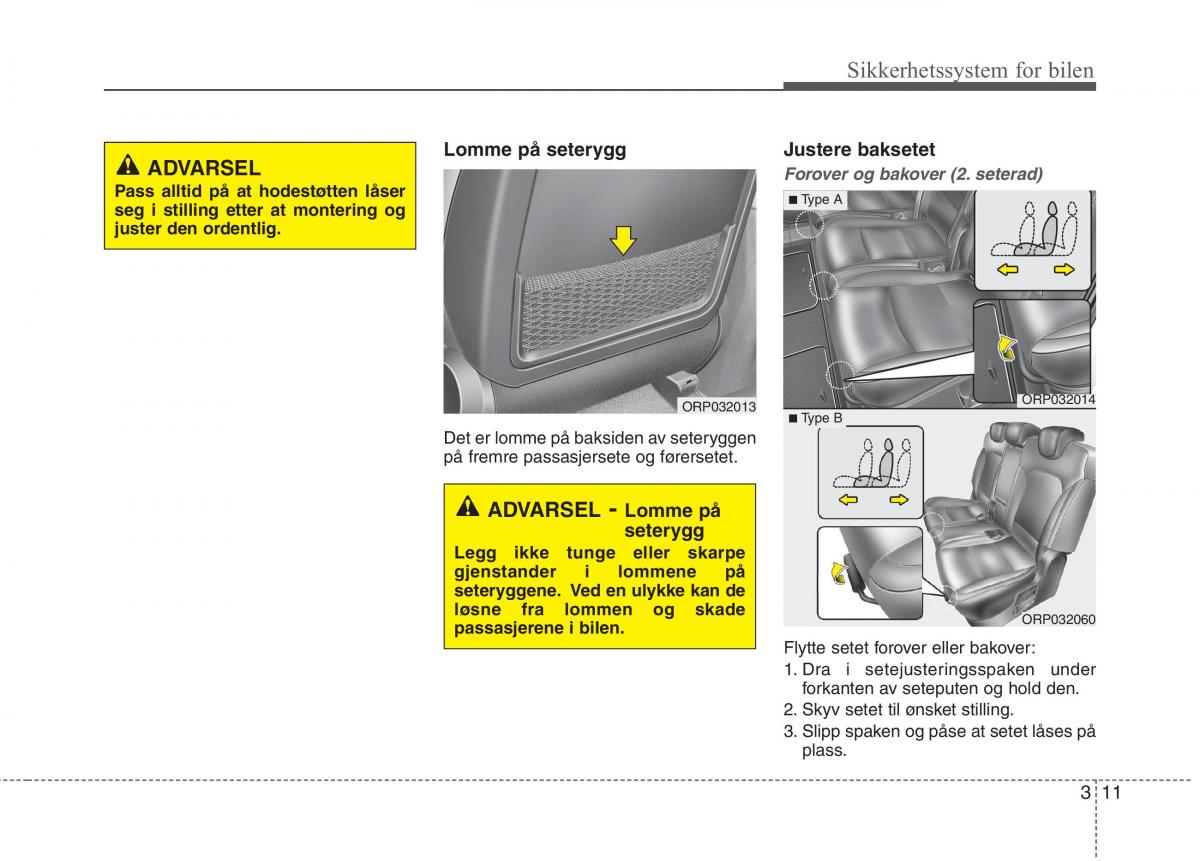 KIA Carens III 3 bruksanvisningen / page 27