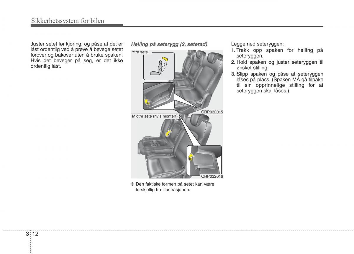 KIA Carens III 3 bruksanvisningen / page 28