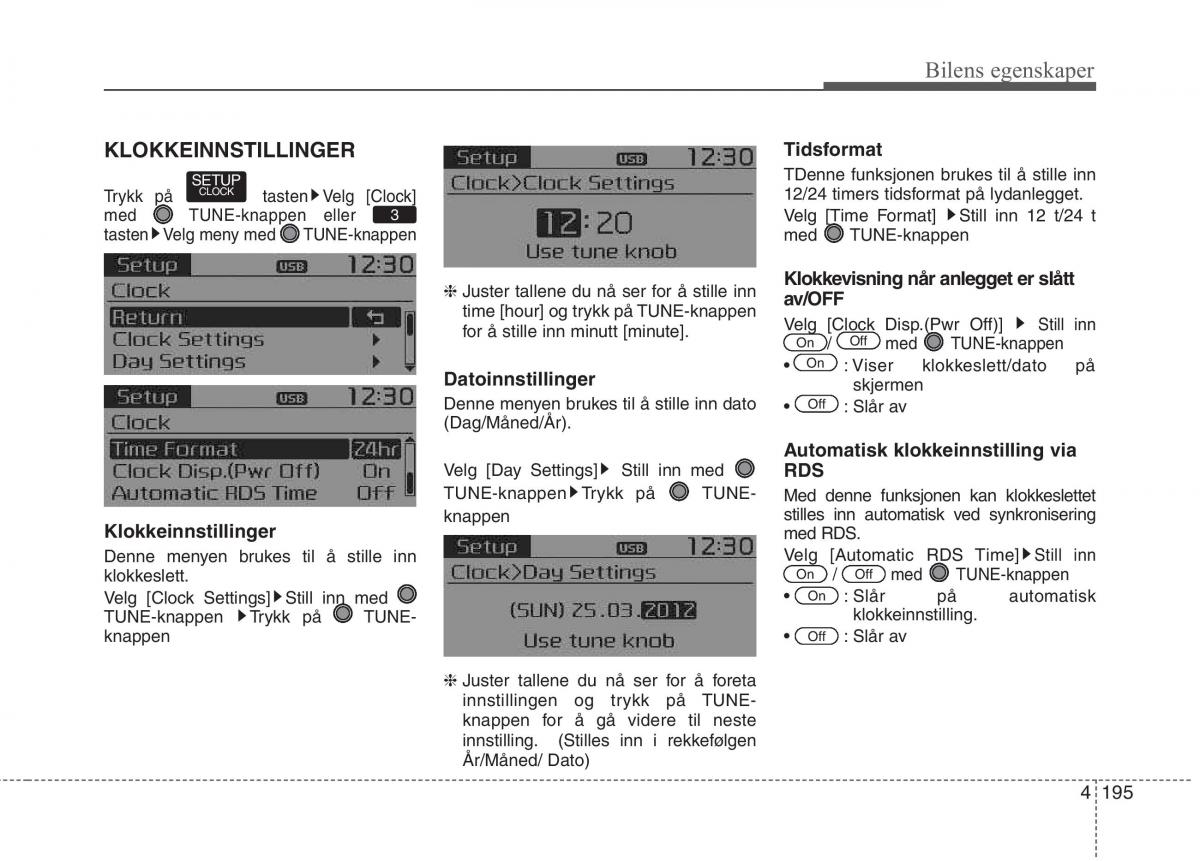 KIA Carens III 3 bruksanvisningen / page 282