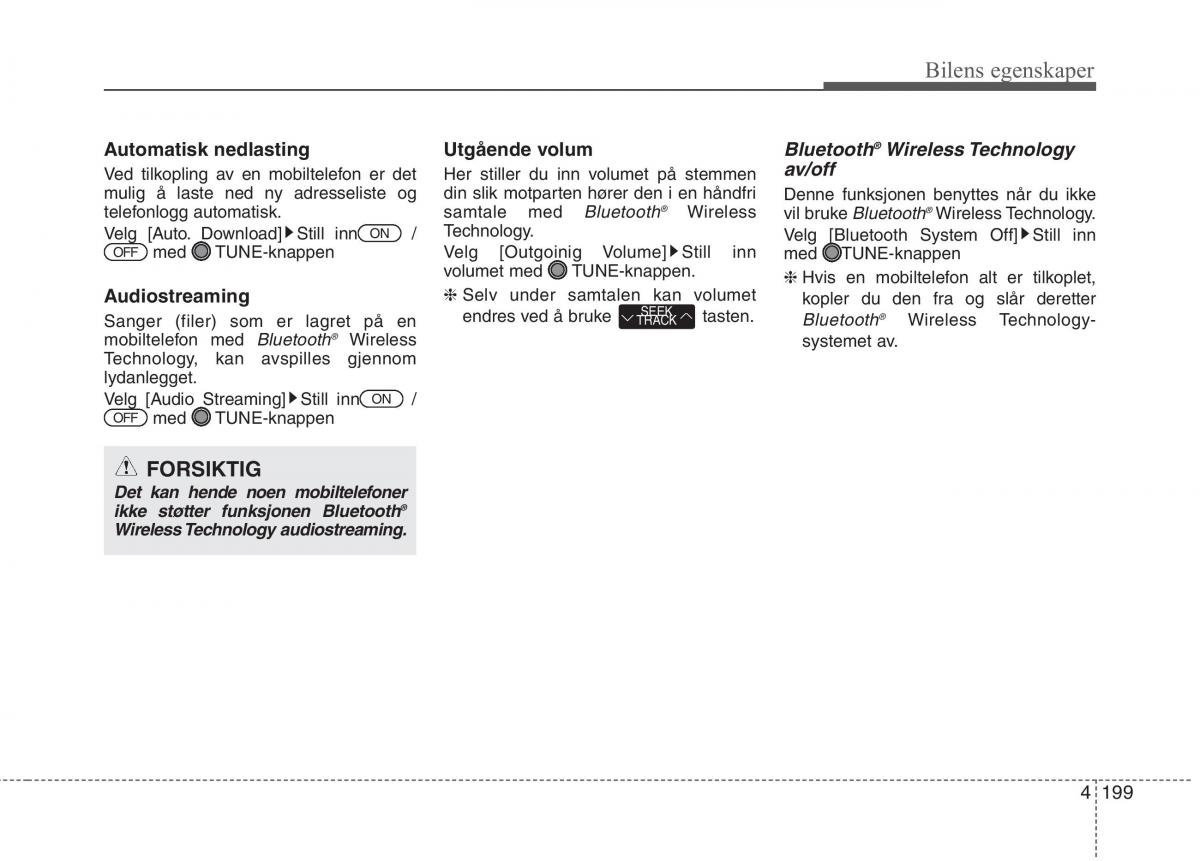 KIA Carens III 3 bruksanvisningen / page 286