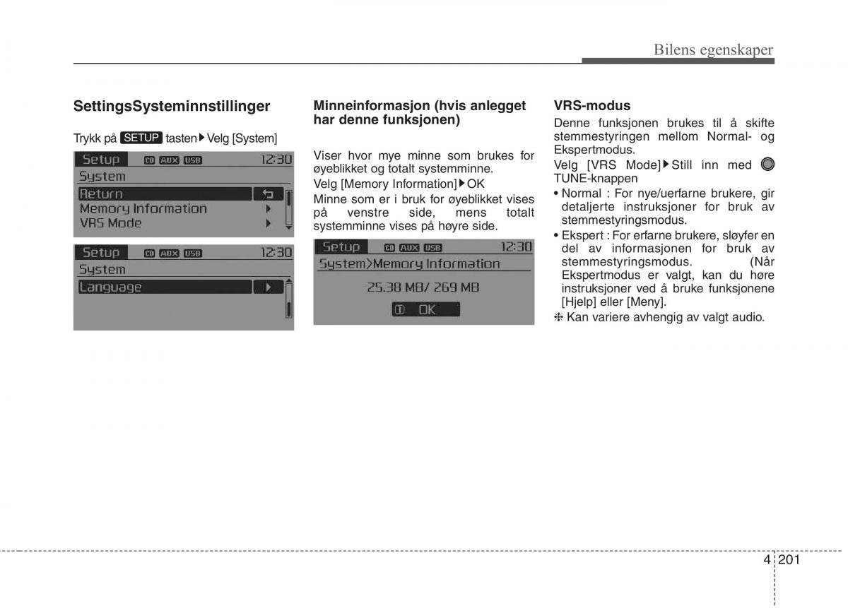 KIA Carens III 3 bruksanvisningen / page 288