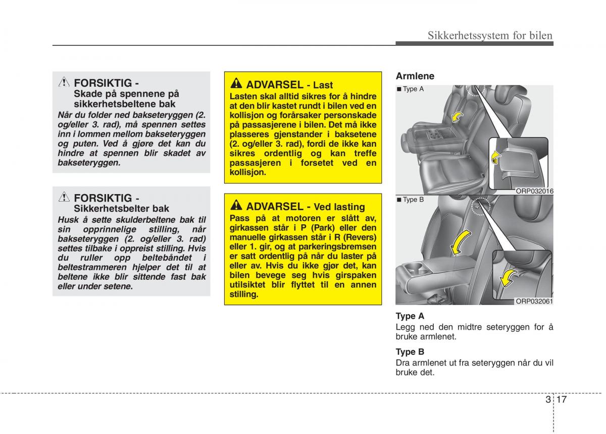 KIA Carens III 3 bruksanvisningen / page 33