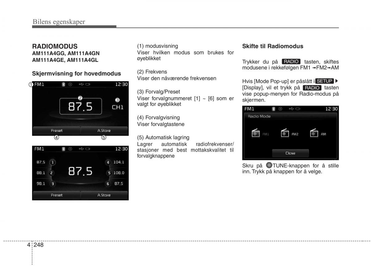 KIA Carens III 3 bruksanvisningen / page 335