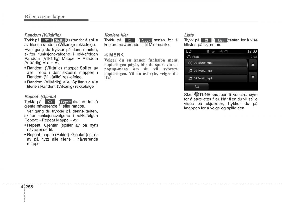 KIA Carens III 3 bruksanvisningen / page 345