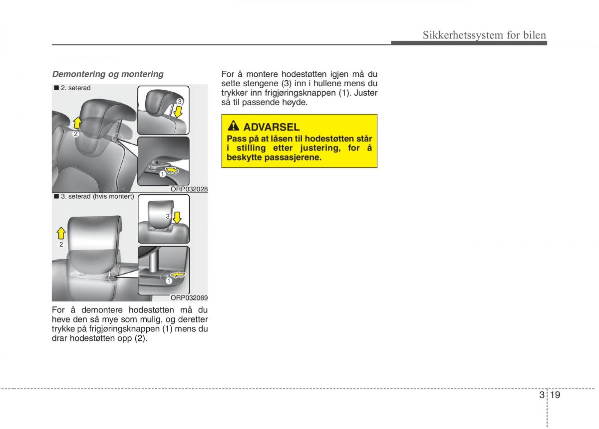 KIA Carens III 3 bruksanvisningen / page 35