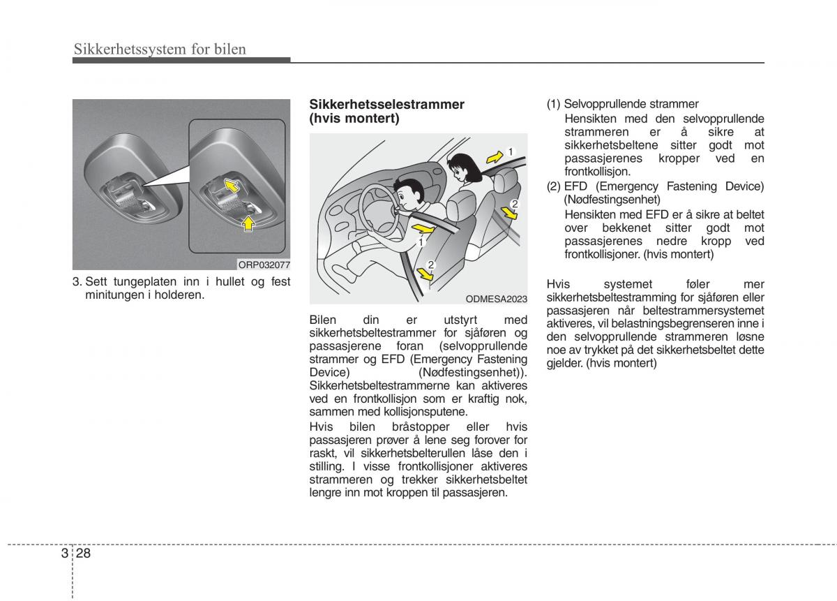 KIA Carens III 3 bruksanvisningen / page 44