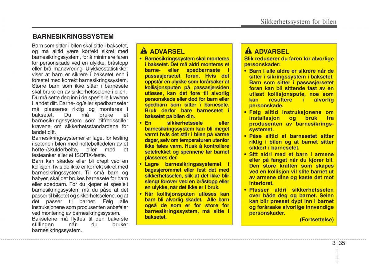 KIA Carens III 3 bruksanvisningen / page 51