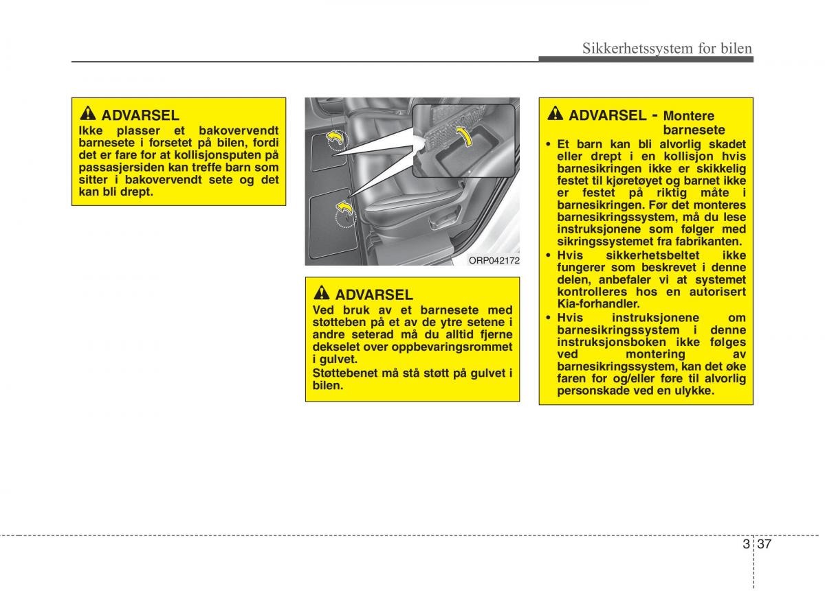 KIA Carens III 3 bruksanvisningen / page 53