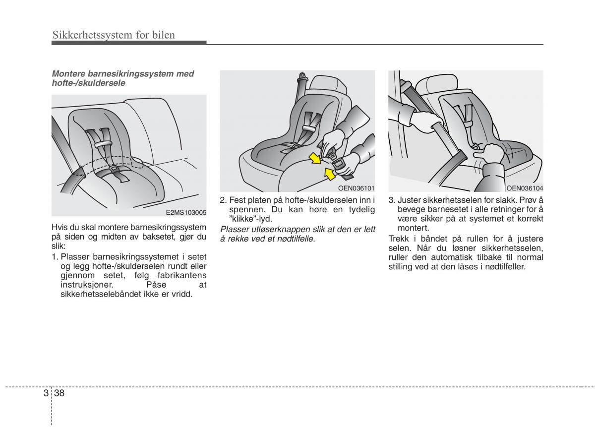 KIA Carens III 3 bruksanvisningen / page 54