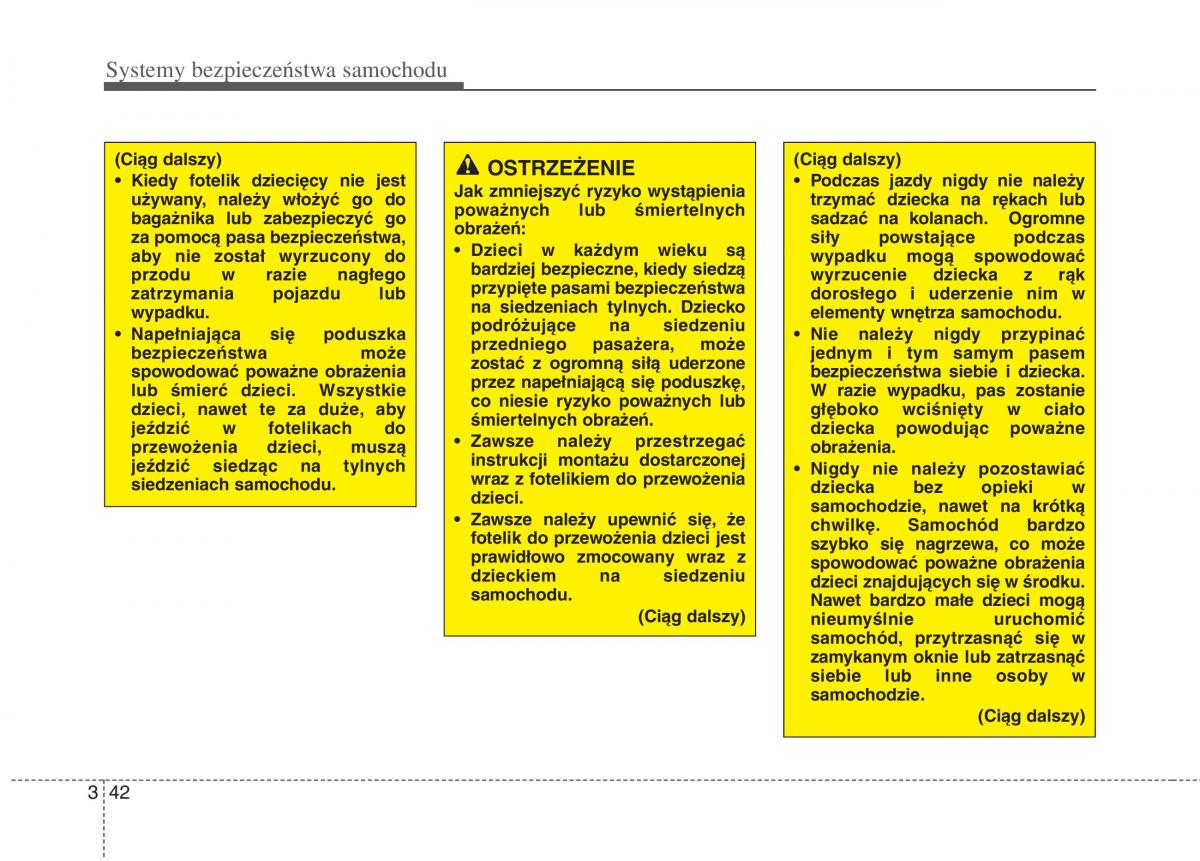 KIA Carens III 3 instrukcja obslugi / page 58