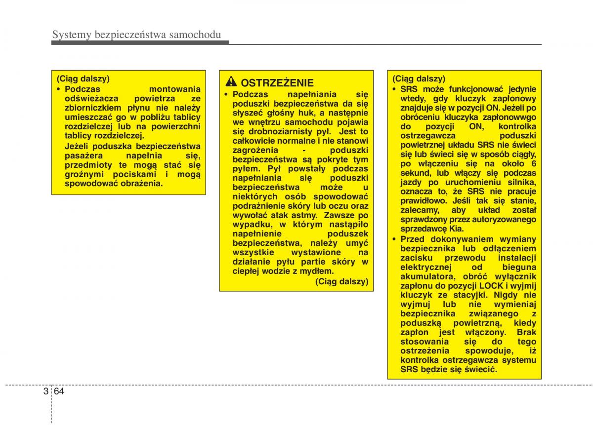 KIA Carens III 3 instrukcja obslugi / page 80