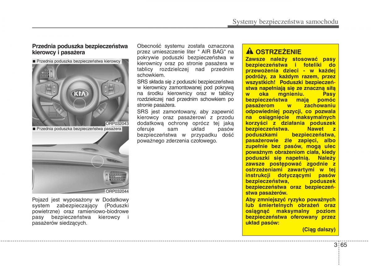 KIA Carens III 3 instrukcja obslugi / page 81