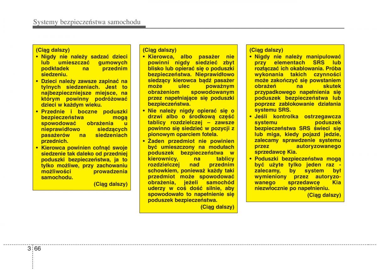 KIA Carens III 3 instrukcja obslugi / page 82