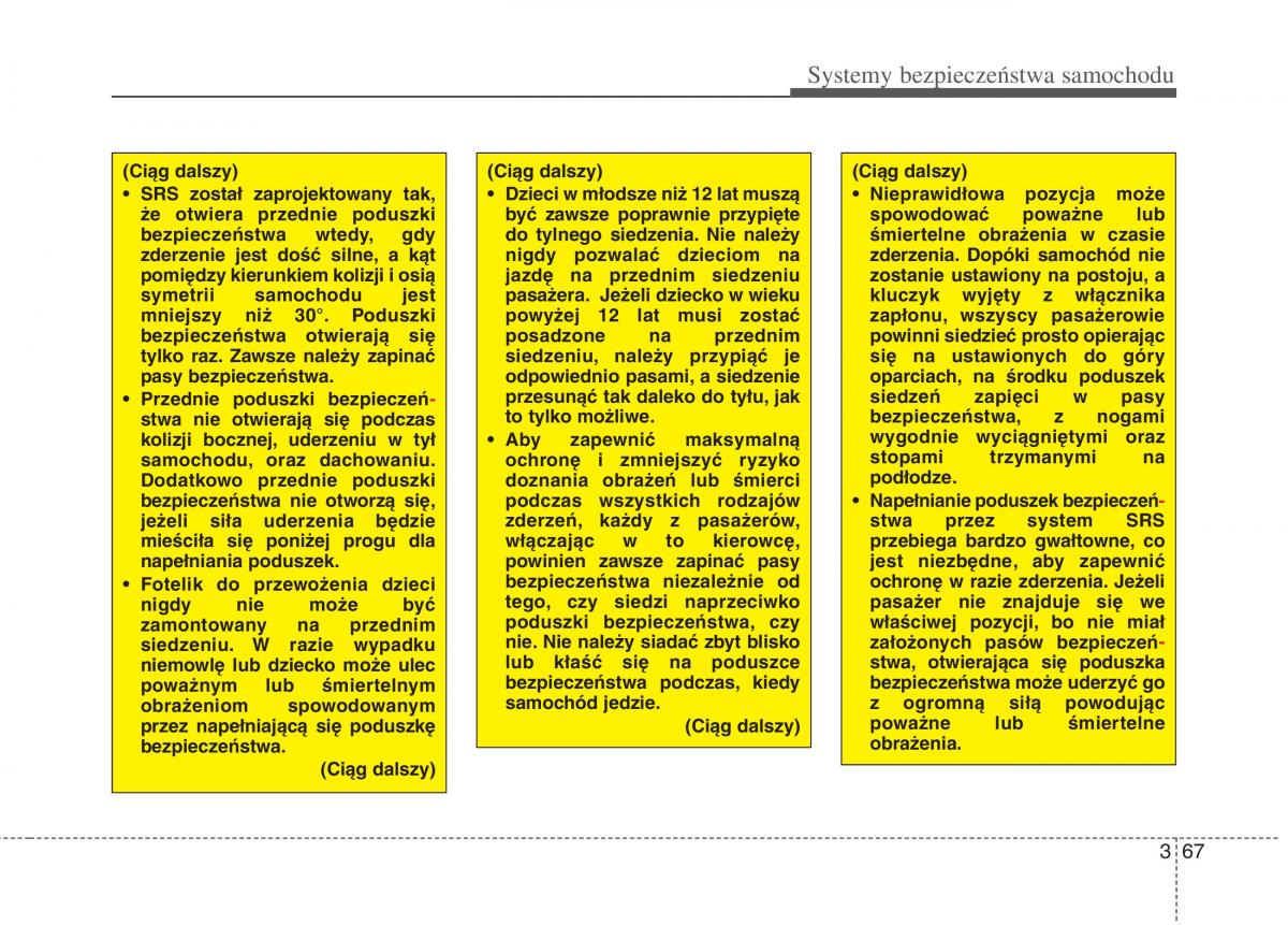 KIA Carens III 3 instrukcja obslugi / page 83