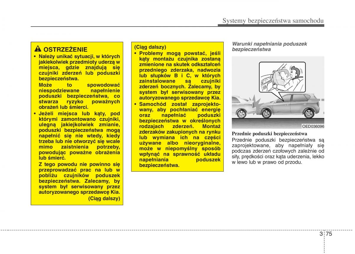 KIA Carens III 3 instrukcja obslugi / page 91