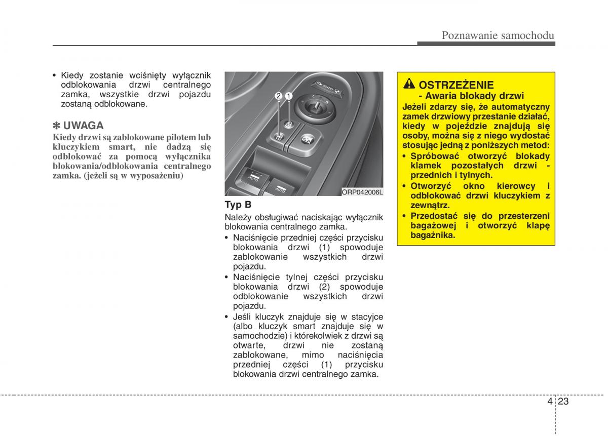 KIA Carens III 3 instrukcja obslugi / page 121