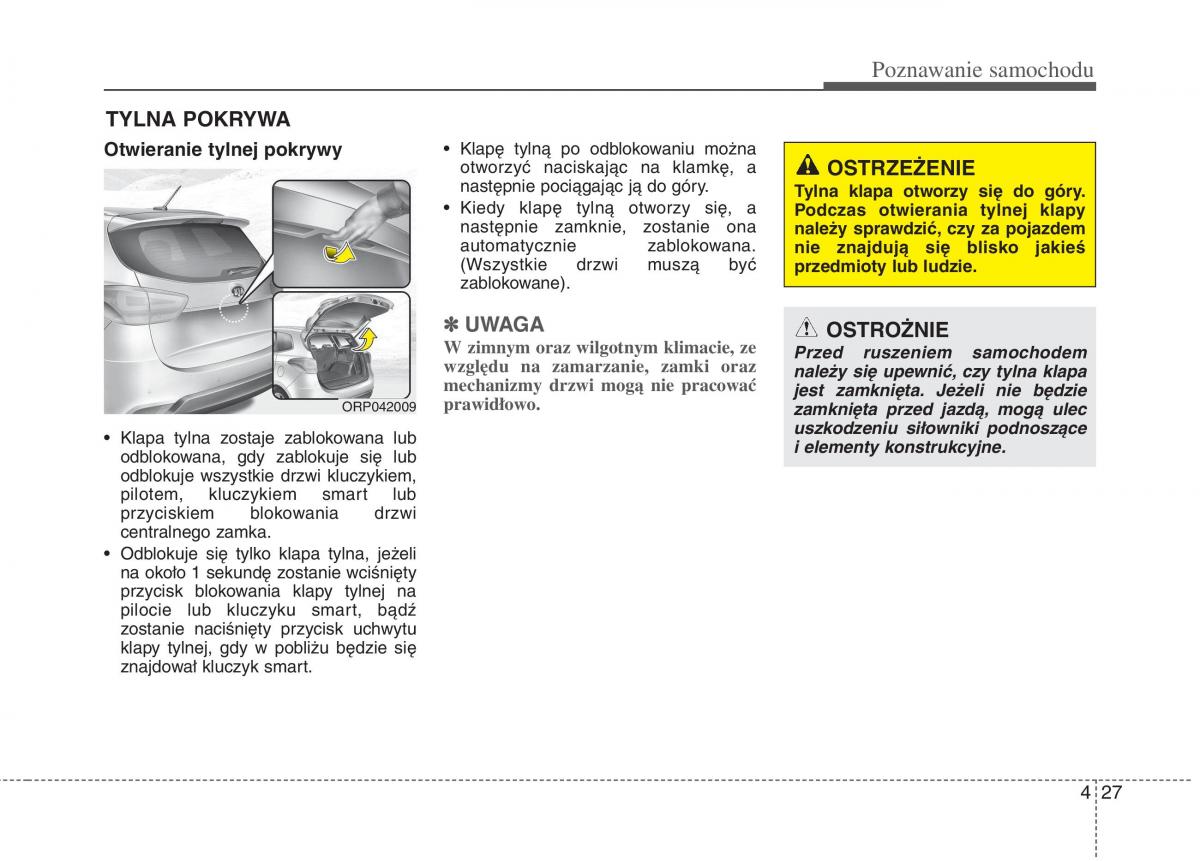 KIA Carens III 3 instrukcja obslugi / page 125