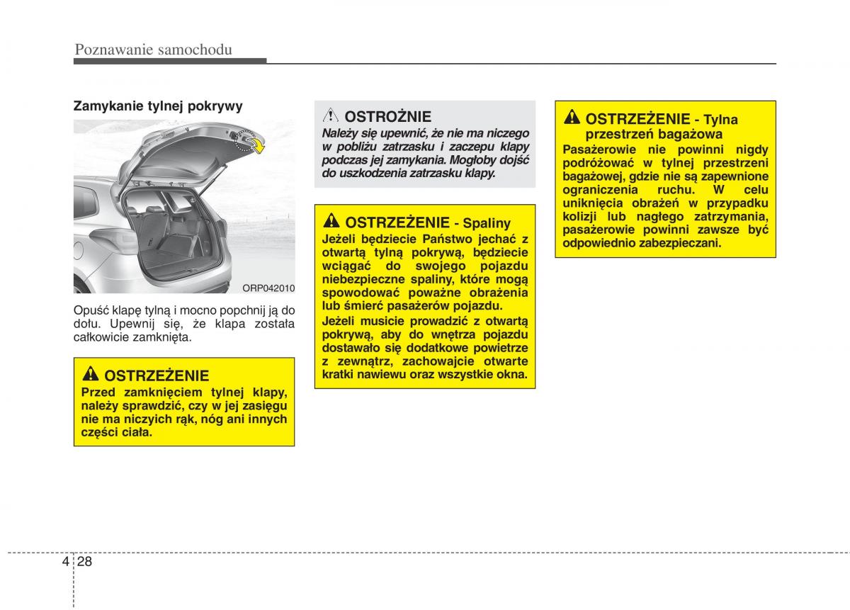 KIA Carens III 3 instrukcja obslugi / page 126