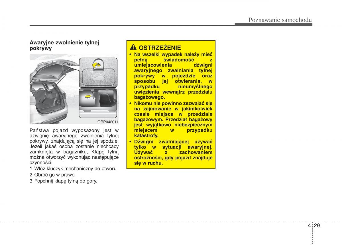 KIA Carens III 3 instrukcja obslugi / page 127