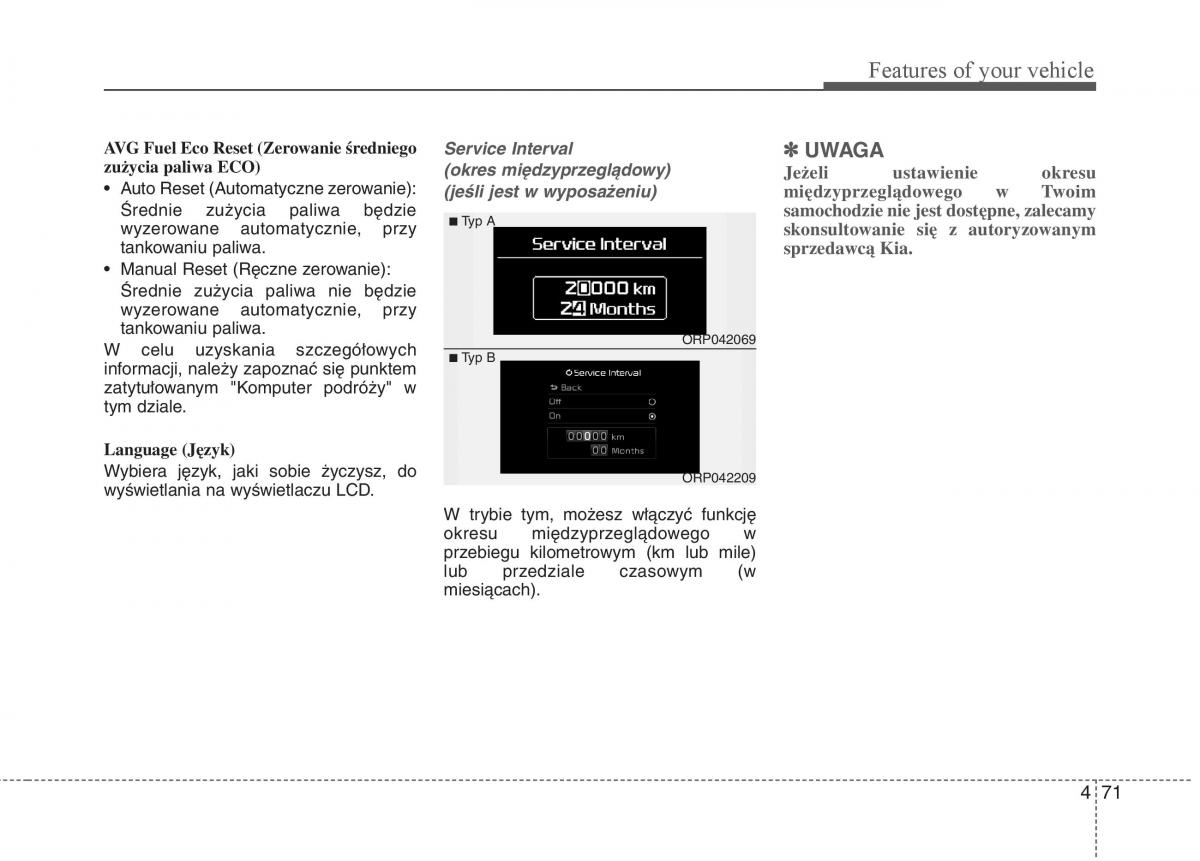 KIA Carens III 3 instrukcja obslugi / page 169