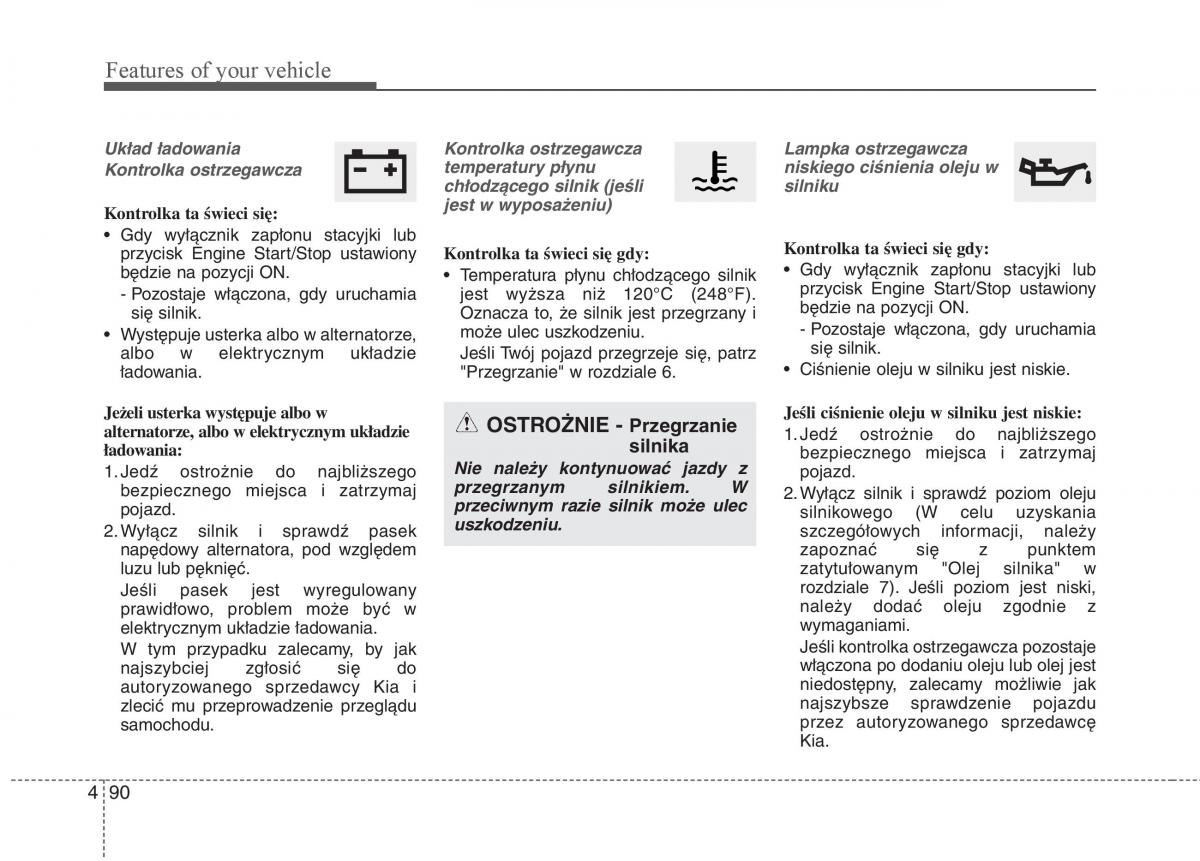 KIA Carens III 3 instrukcja obslugi / page 188