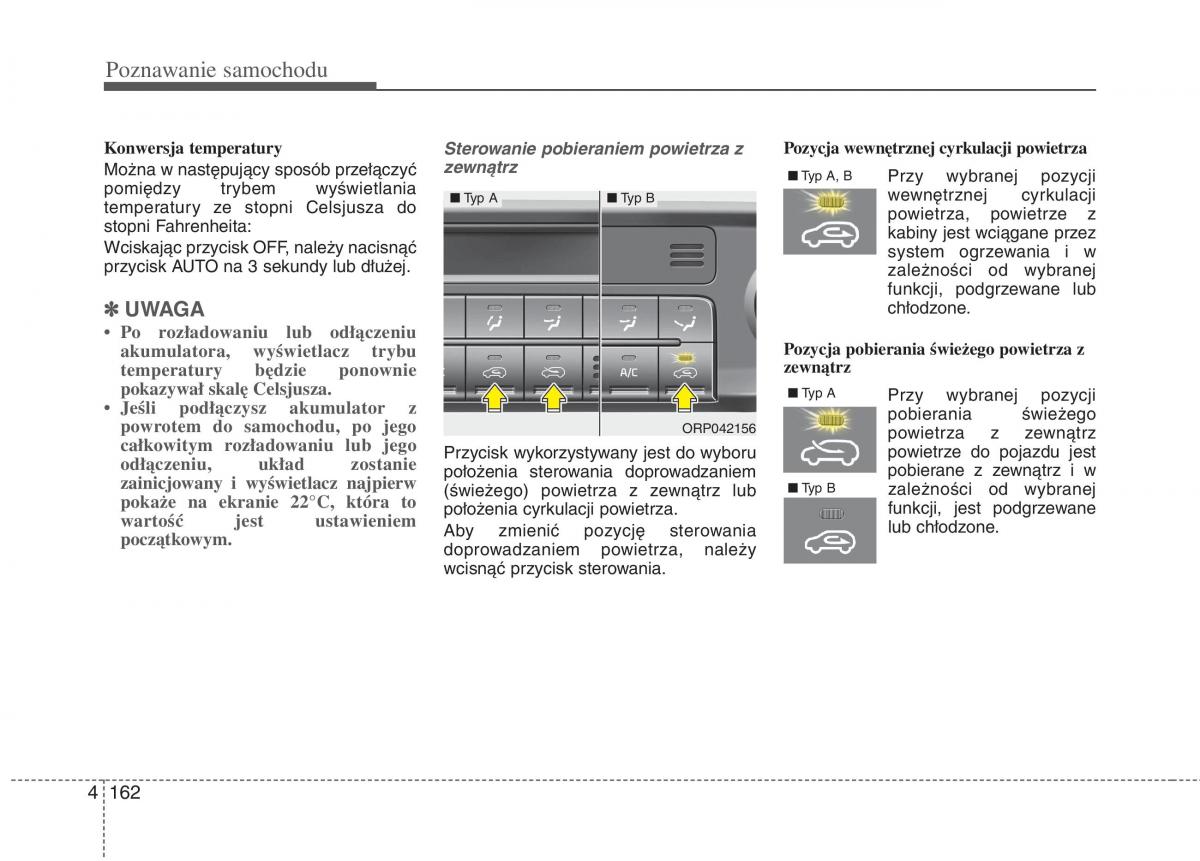 KIA Carens III 3 instrukcja obslugi / page 260