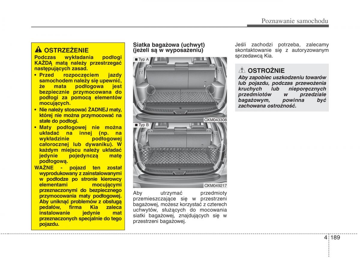 KIA Carens III 3 instrukcja obslugi / page 287